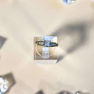 Diamond Ring 14K Yellow Gold